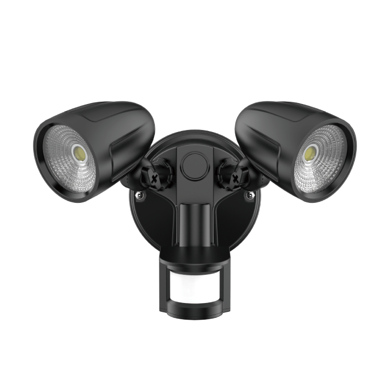 IP65 Single and Twin head spot light, IP65, CCT changeable with manual override features, Tuya/Camera function